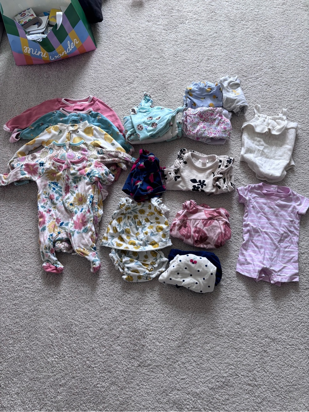 Variety of Newborn Summer Girl Clothes